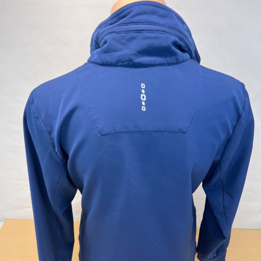 Women's Navy Zip-Front Performance Jacket - Picture 9 of 16